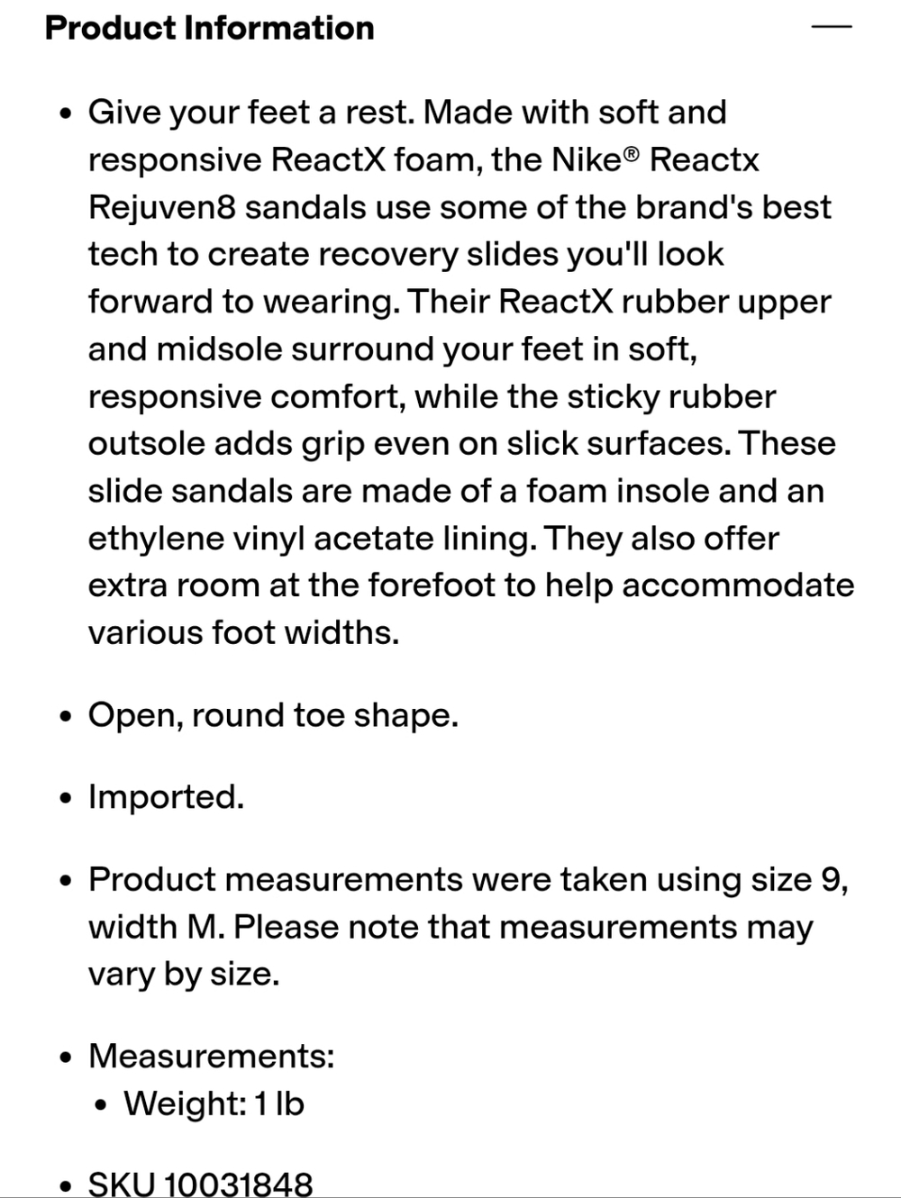 Nike Mens/Womens Reactx Rejuven8 - Picture 6 of 6